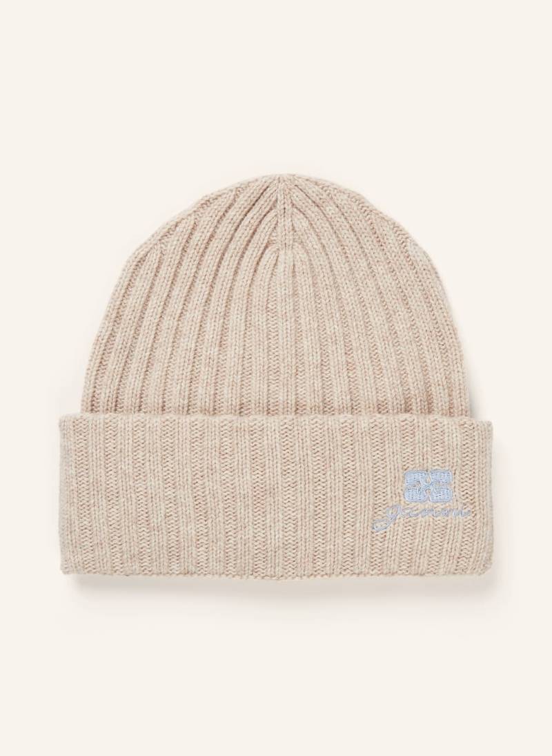 Ganni Mütze beige von Ganni