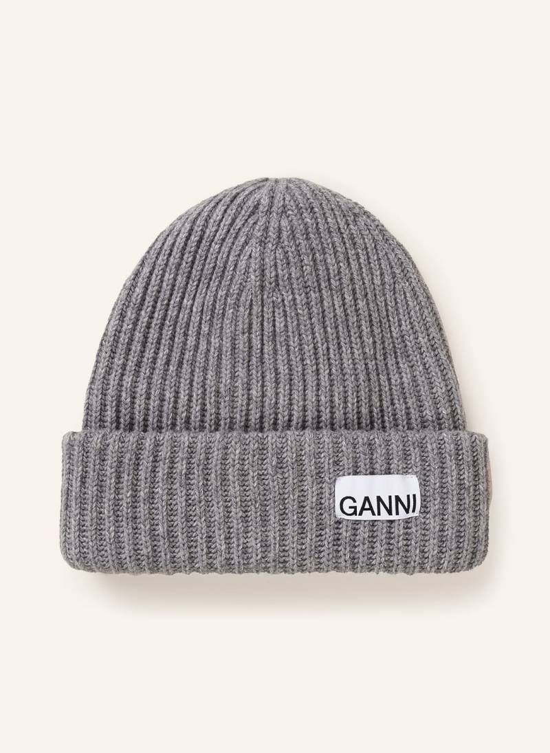 Ganni Mütze grau von Ganni