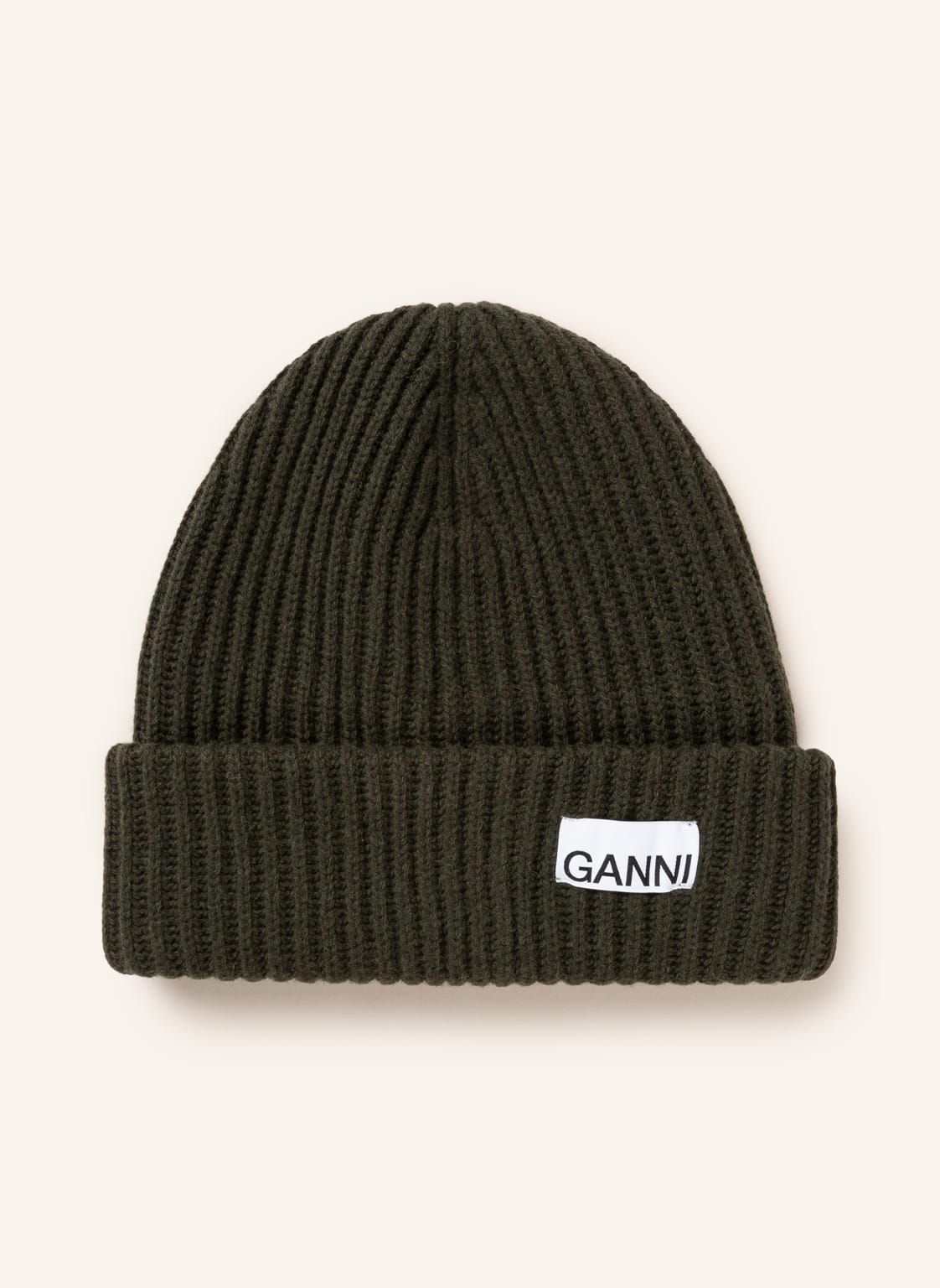 Ganni Mütze beige von Ganni