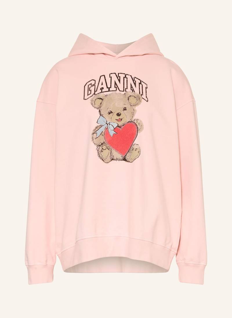 Ganni Oversized-Hoodie rosa von Ganni