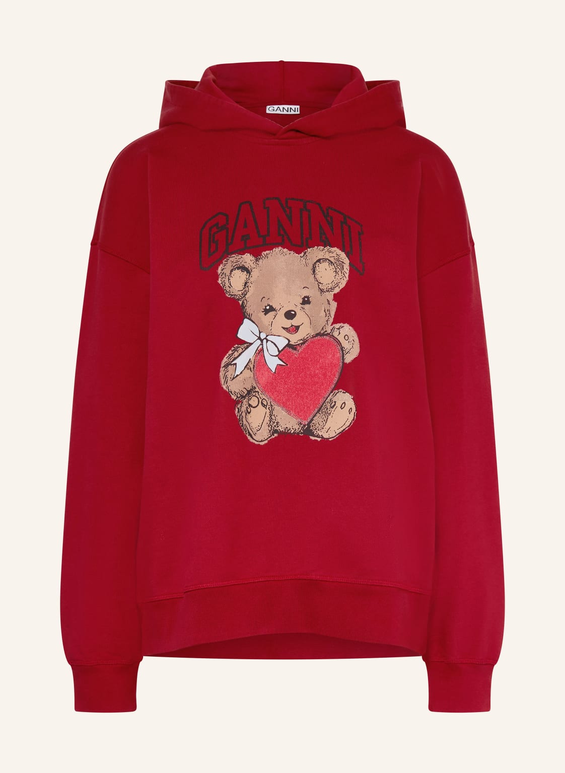 Ganni Oversized-Hoodie rot von Ganni