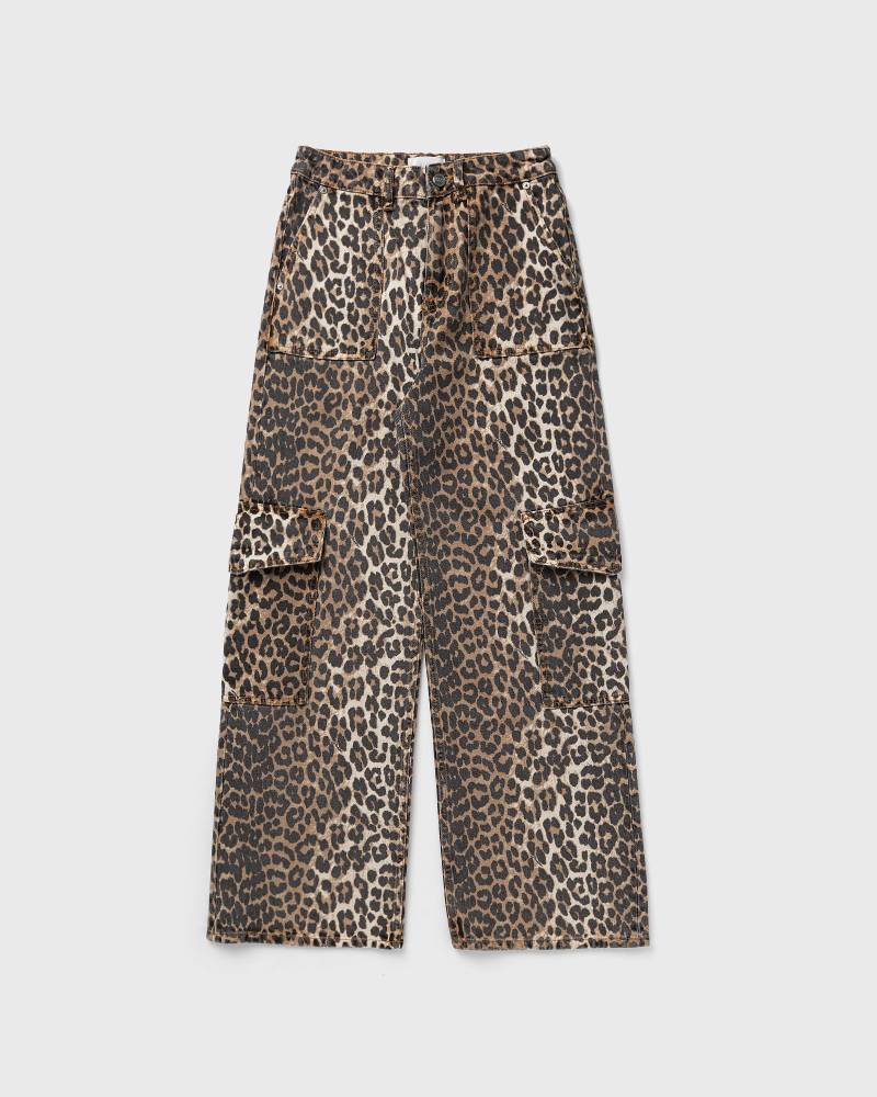 Ganni Print Denim Angi women Jeans brown in Größe:XS Ganni Print Denim Angi women Jeans brown in Größe:XS von Ganni