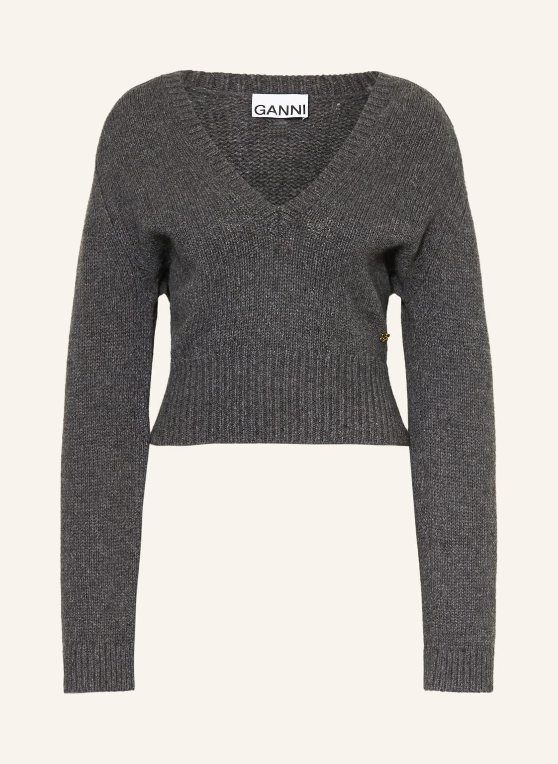 Ganni Pullover grau von Ganni