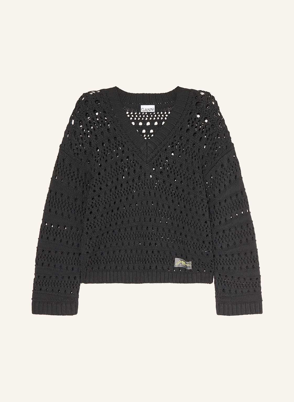 Ganni Pullover schwarz von Ganni
