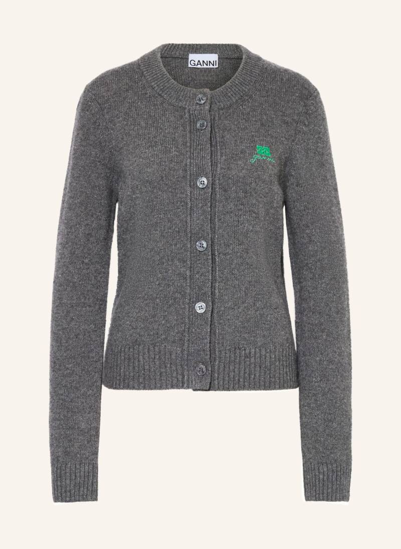 Ganni Strickjacke grau von Ganni