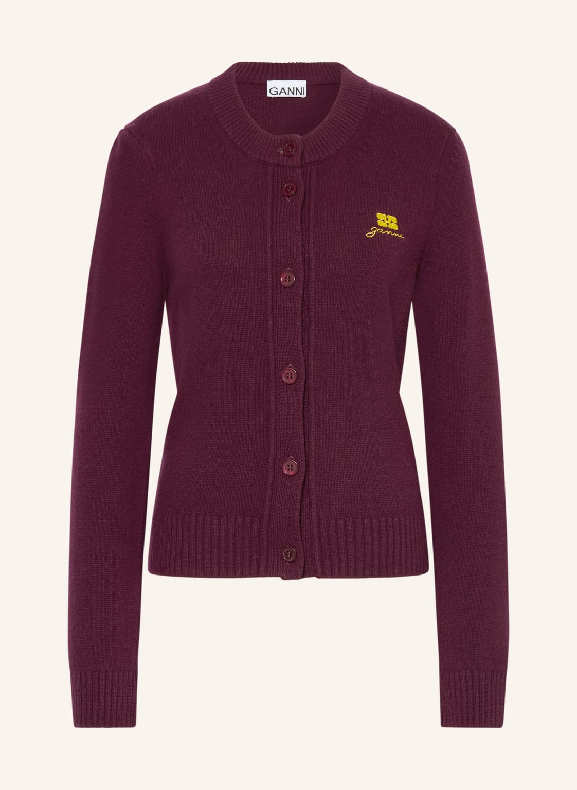 Ganni Strickjacke rot von Ganni