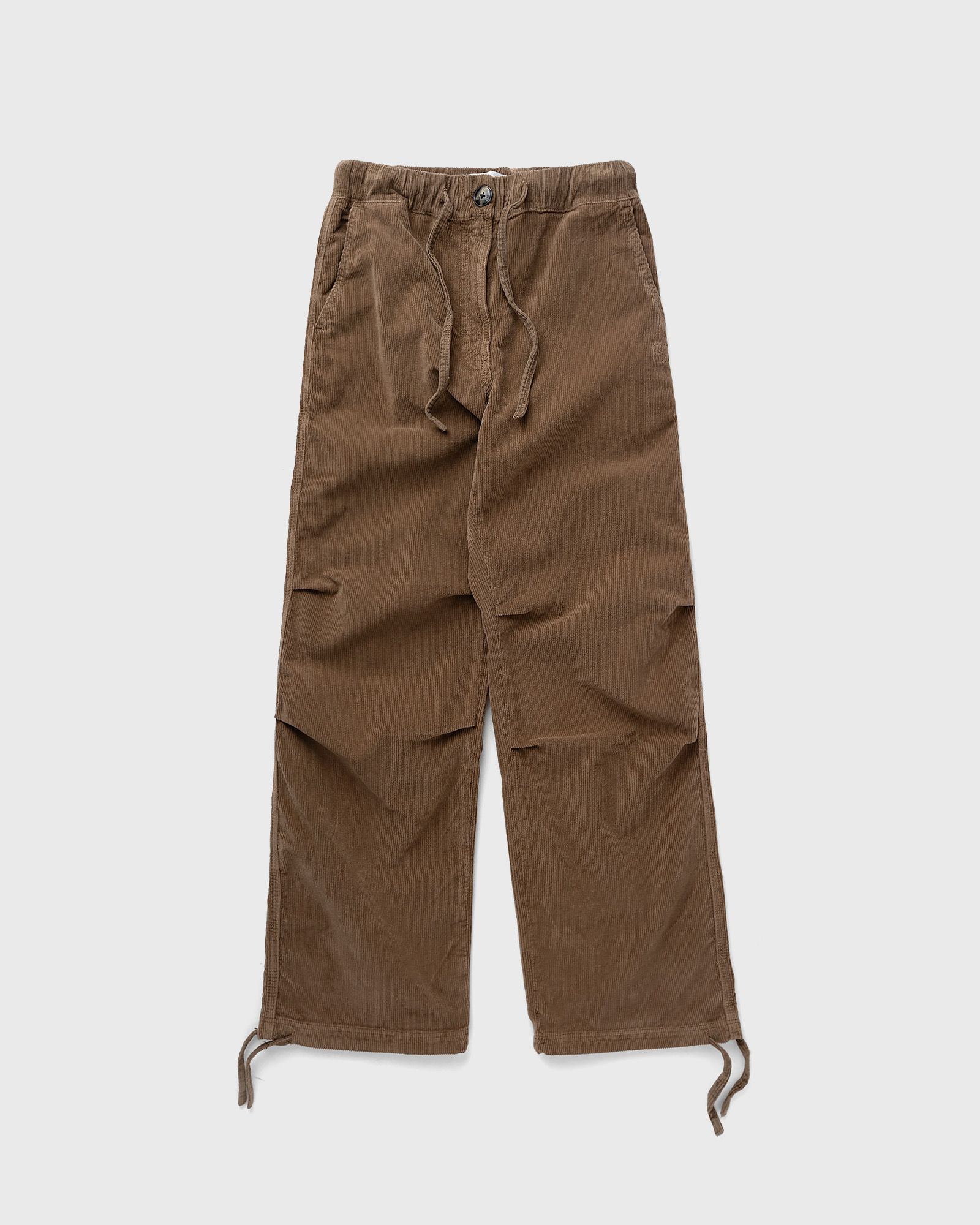 Ganni Washed Corduroy Drawstring Pants women Casual Pants brown in Größe:S von Ganni