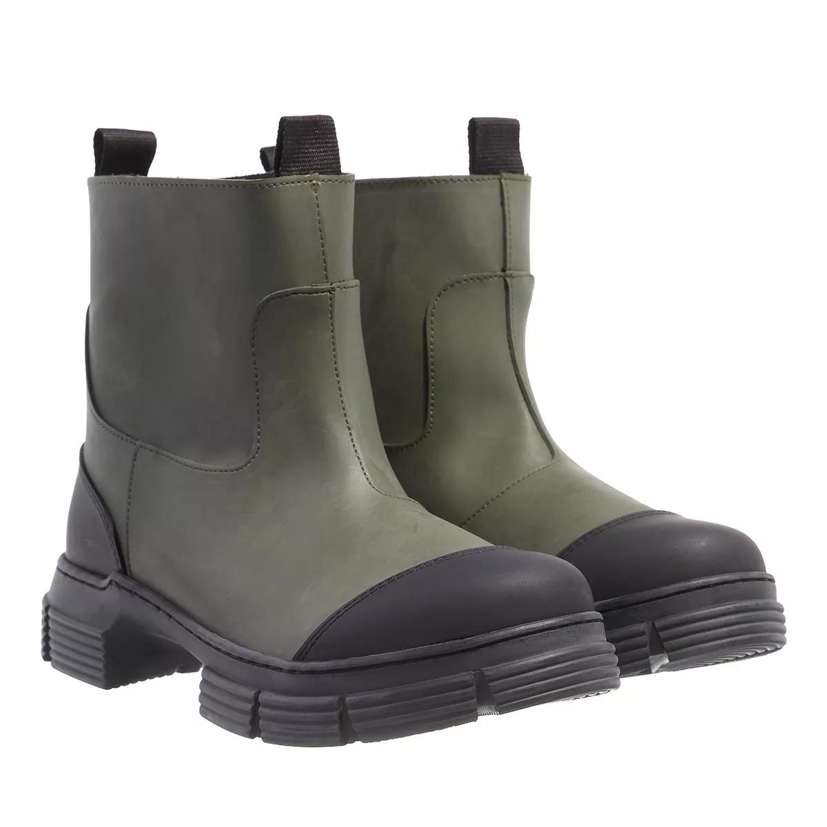 female Stiefeletten grün Regenstiefel 36 von Ganni