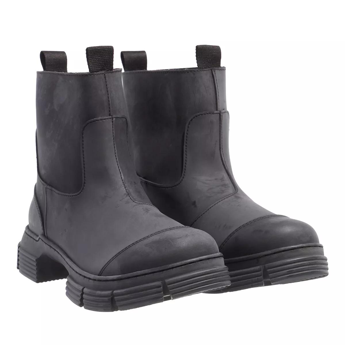 female Stiefeletten schwarz Regenstiefel 36 von Ganni