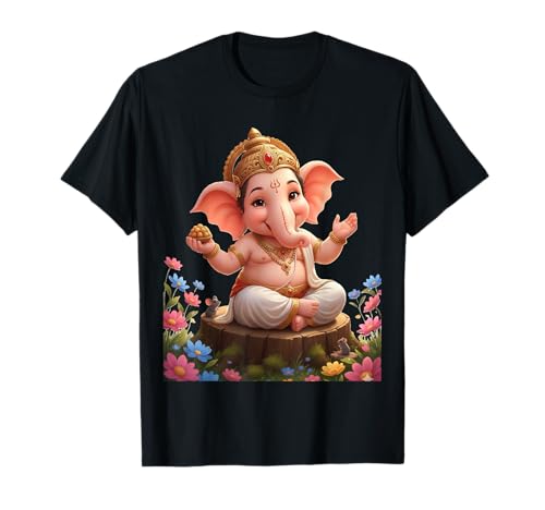 Süßer Baby Lord Ganesha Bappa Modak für Kleinkinder und jedermann T-Shirt Süßer Baby Lord Ganesha Bappa Modak für Kleinkinder und jedermann T-Shirt von Ganpati Bappa Lord Ganesha Merch