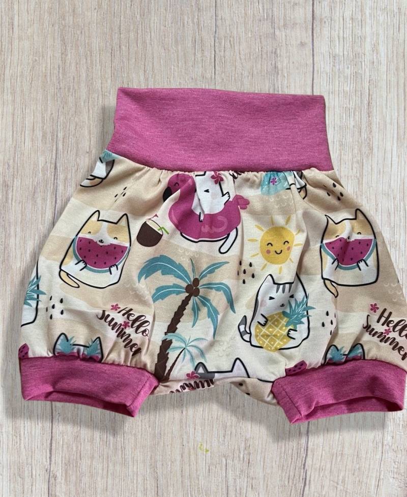 Sommerhose, Pumphose Mädchen, Kurze Babyhose, Handgefertigt, Sofortkauf von GanskleinbyDenise