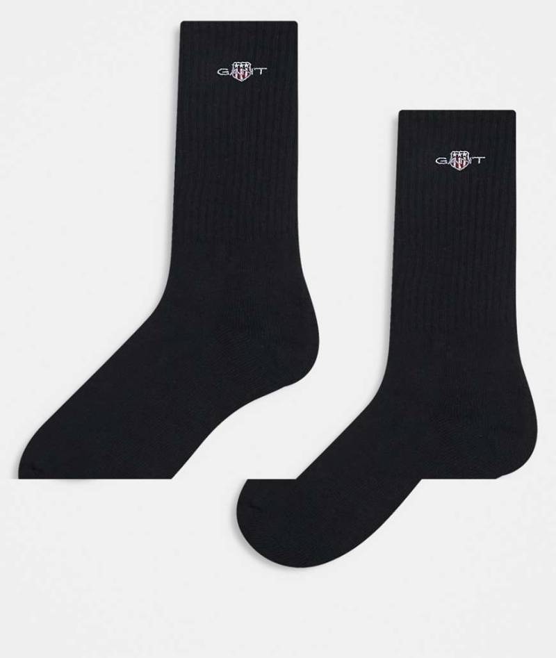 GANT - 2er-Pack Sportsocken in Schwarz mit Schild-Logo GANT - 2er-Pack Sportsocken in Schwarz mit Schild-Logo von Gant