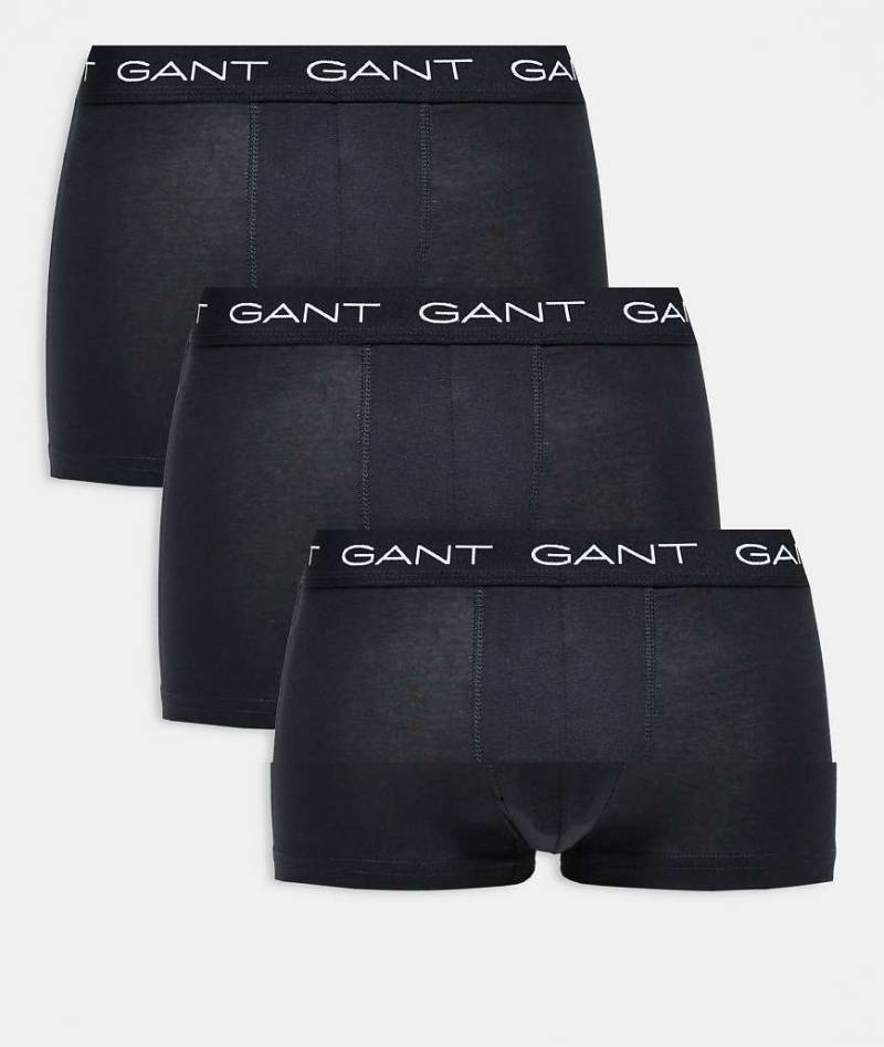 GANT - 3er-Pack Boxerslips in Schwarz mit Logo-Bund von Gant