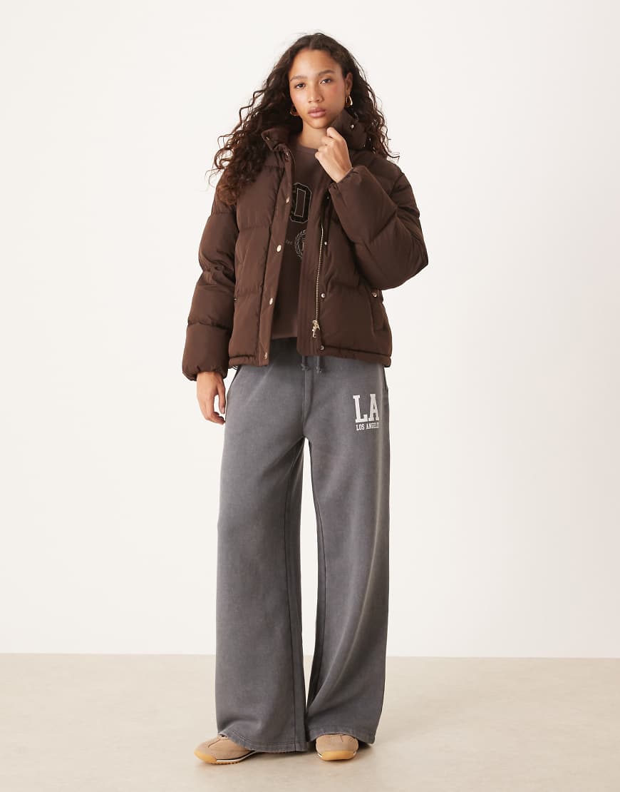 GANT - Active Cloud - Wattierte Jacke in Dunkelbraun-Brown von Gant