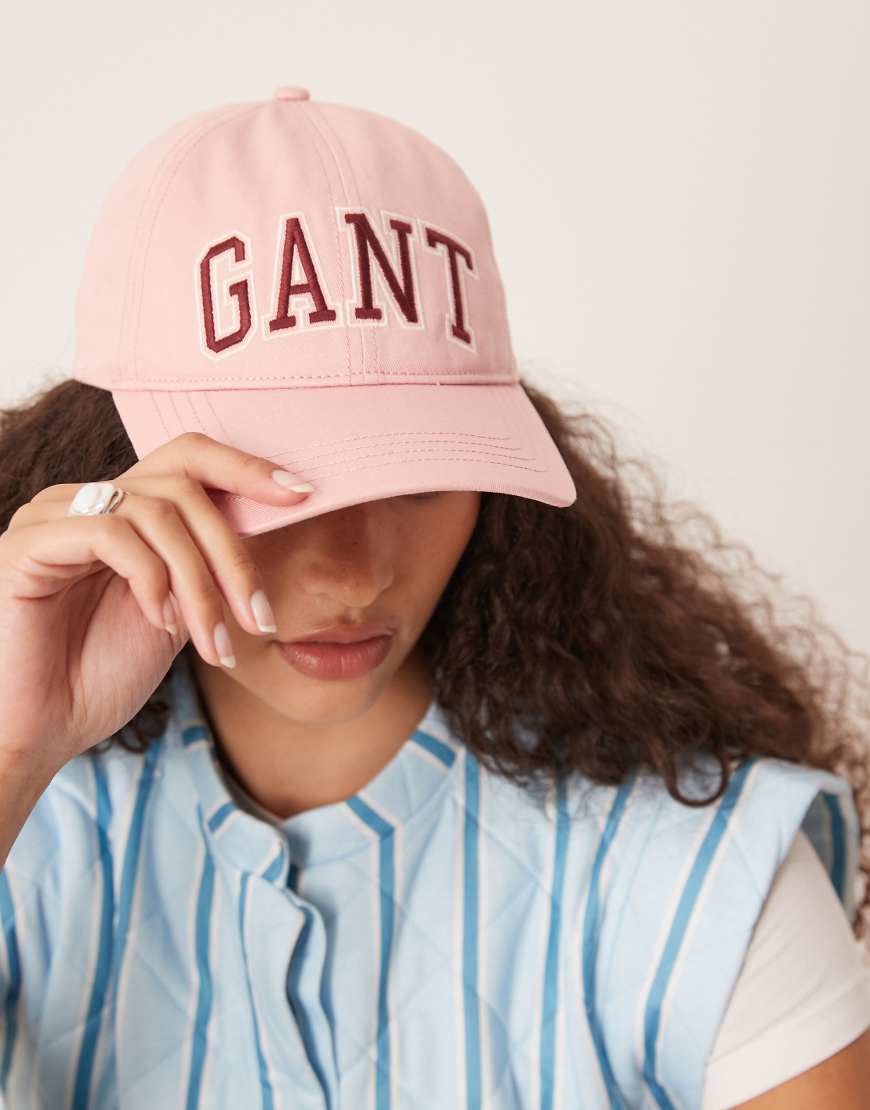 GANT - College-Kappe aus Baumwoll-Twill in Rosa von Gant