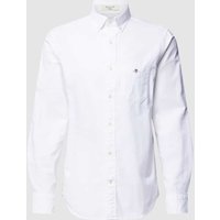 Gant Regular Fit Freizeithemd mit Brusttasche Modell 'OXFORD' in Weiss, Größe XXL von Gant