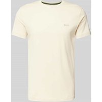 Gant T-Shirt mit Label-Stitching in Sand, Größe XXL von Gant