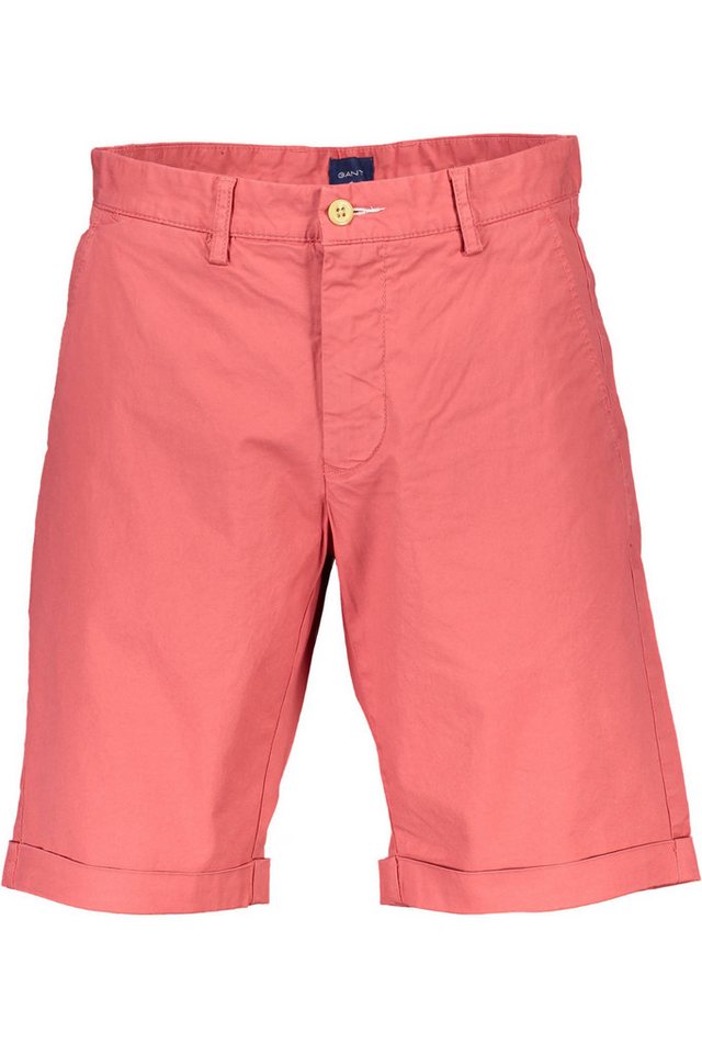 Gant 5-Pocket-Hose Herren Bermuda-Hose in Rot mit 5-Taschen und Reißverschluss von Gant