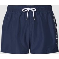 Gant Badehose mit Logo-Print in Marine, Größe M von Gant