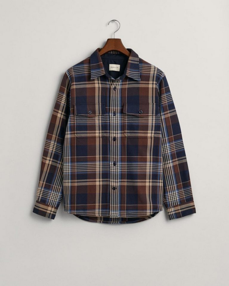 Gant Blusenshirt HEAVY TWILL CHECK OVERSHIRT von Gant