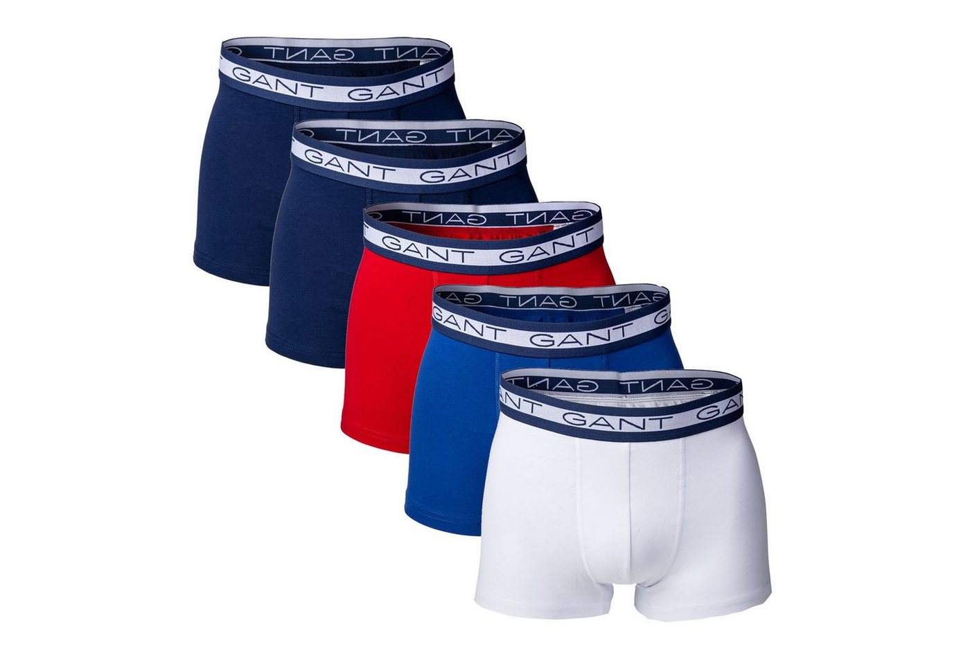 Gant Boxer Herren Boxer Shorts, 5er Pack - Basic Trunks von Gant