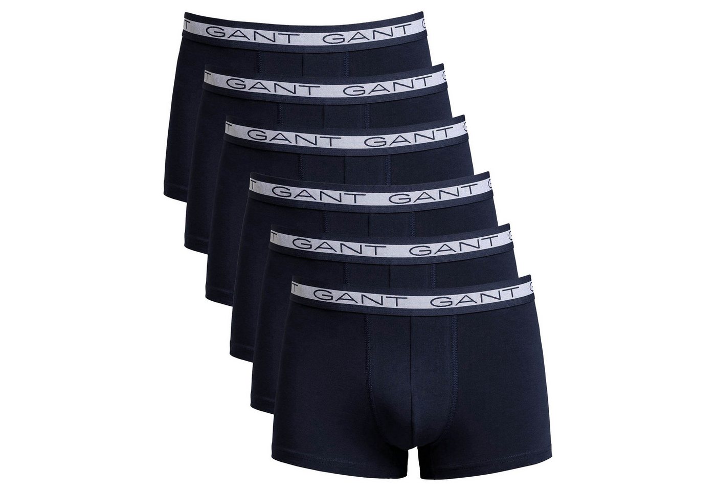 Gant Boxer Herren Boxer Shorts, 6er Pack - BASIC TRUNKS von Gant