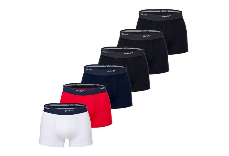 Gant Boxer Herren Boxershort 6er Pack Baumwolle (Packung, 6er Pack) von Gant