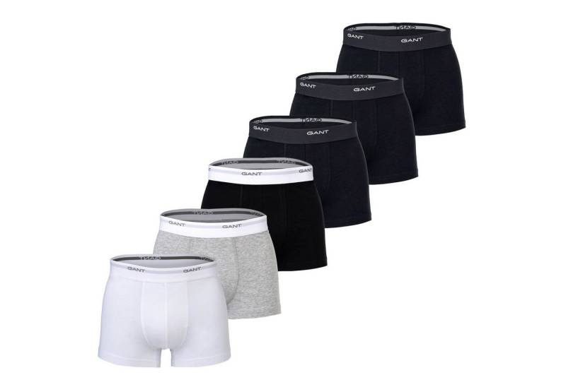 Gant Boxer Herren Boxershort 6er Pack Baumwolle (Packung, 6er Pack) von Gant