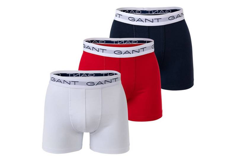 Gant Boxer Herren Boxershort 3er Pack Baumwolle (Packung, 3er Pack) von Gant