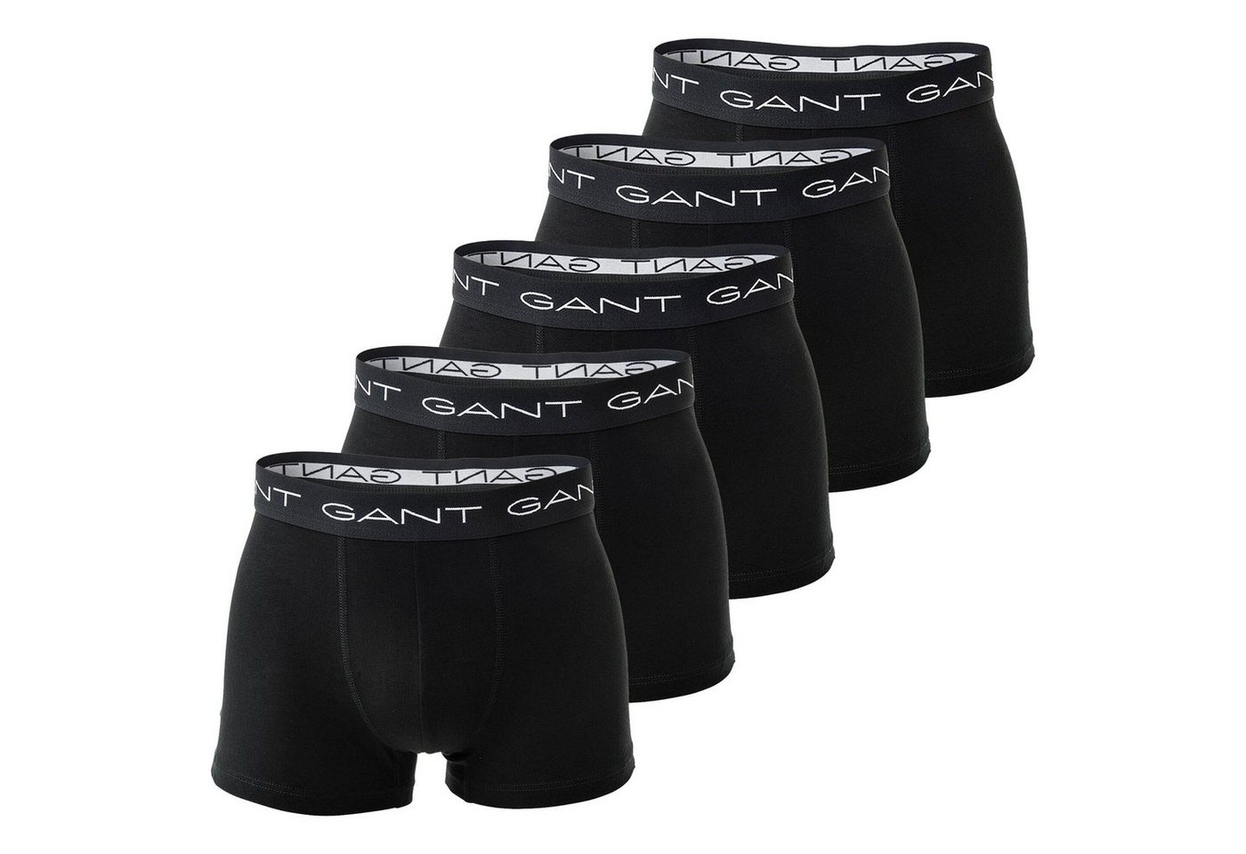 Gant Boxer Herren Boxershorts, 5er Pack - Basic Trunks von Gant