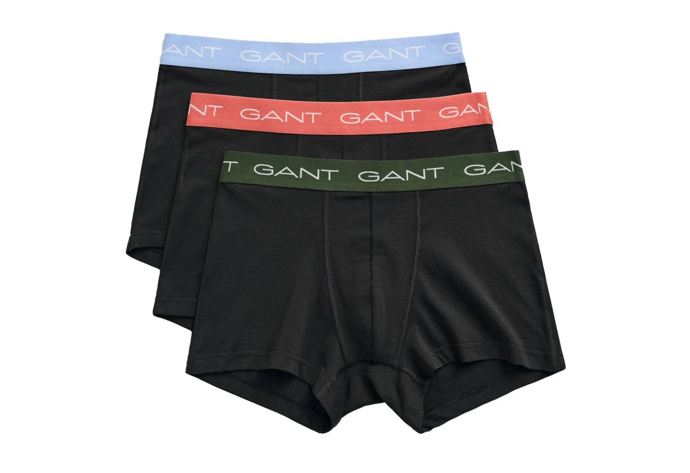 Gant Boxer Herren Trunks, 3er Pack - Boxershorts, Cotton von Gant