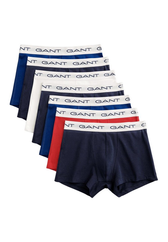 Gant Boxershorts Boxershorts Unterhosen Siebener Pack (7-St) von Gant