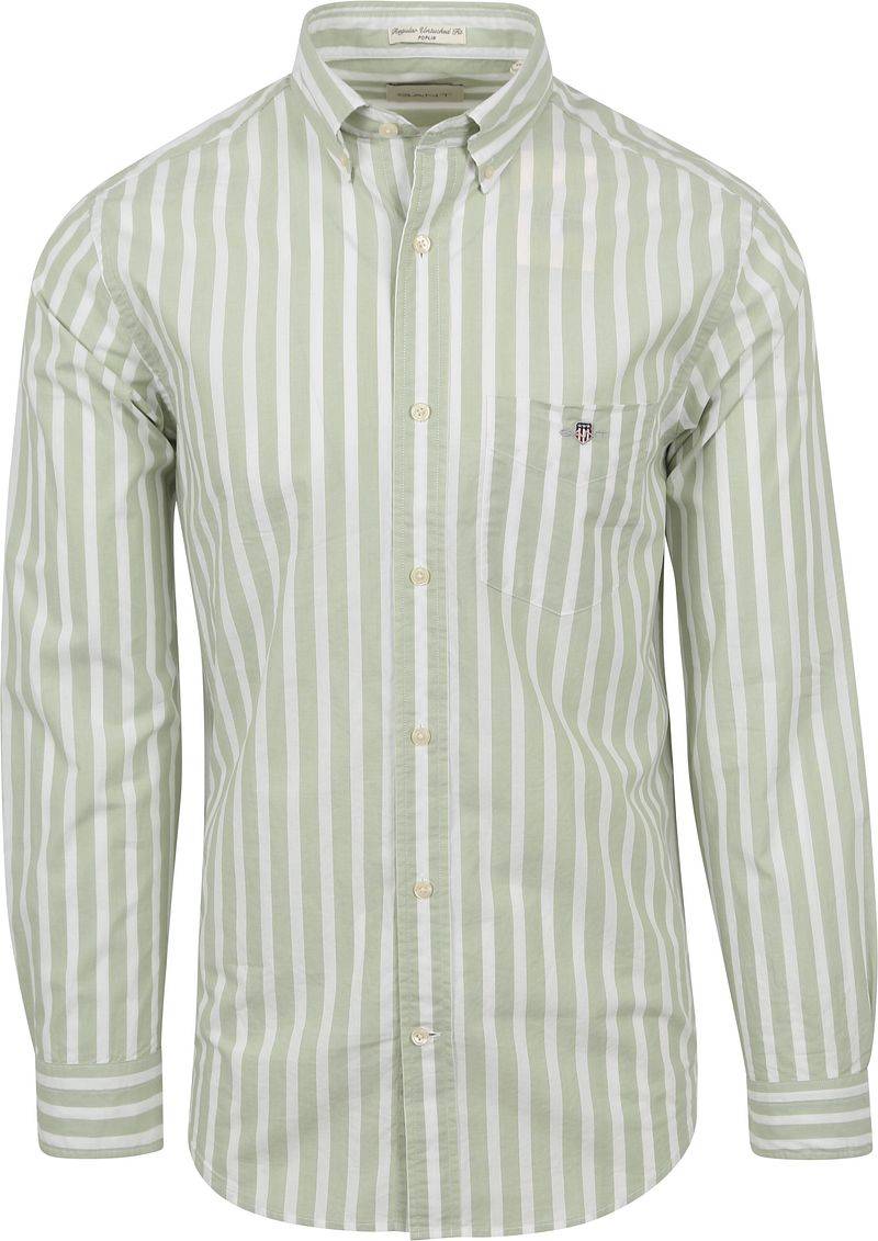 Gant College Hemd Stripe Hellgrün - Größe M Gant College Hemd Stripe Hellgrün - Größe M von Gant