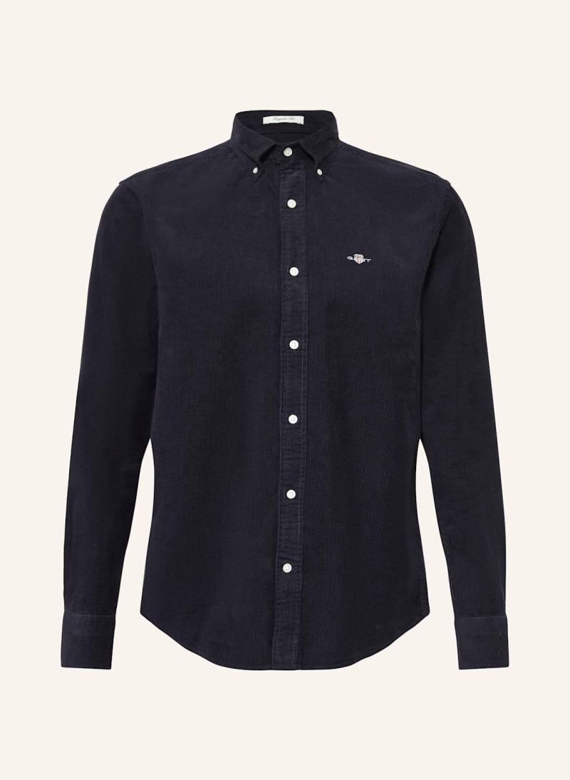 Gant Cordhemd Regular Fit blau von Gant
