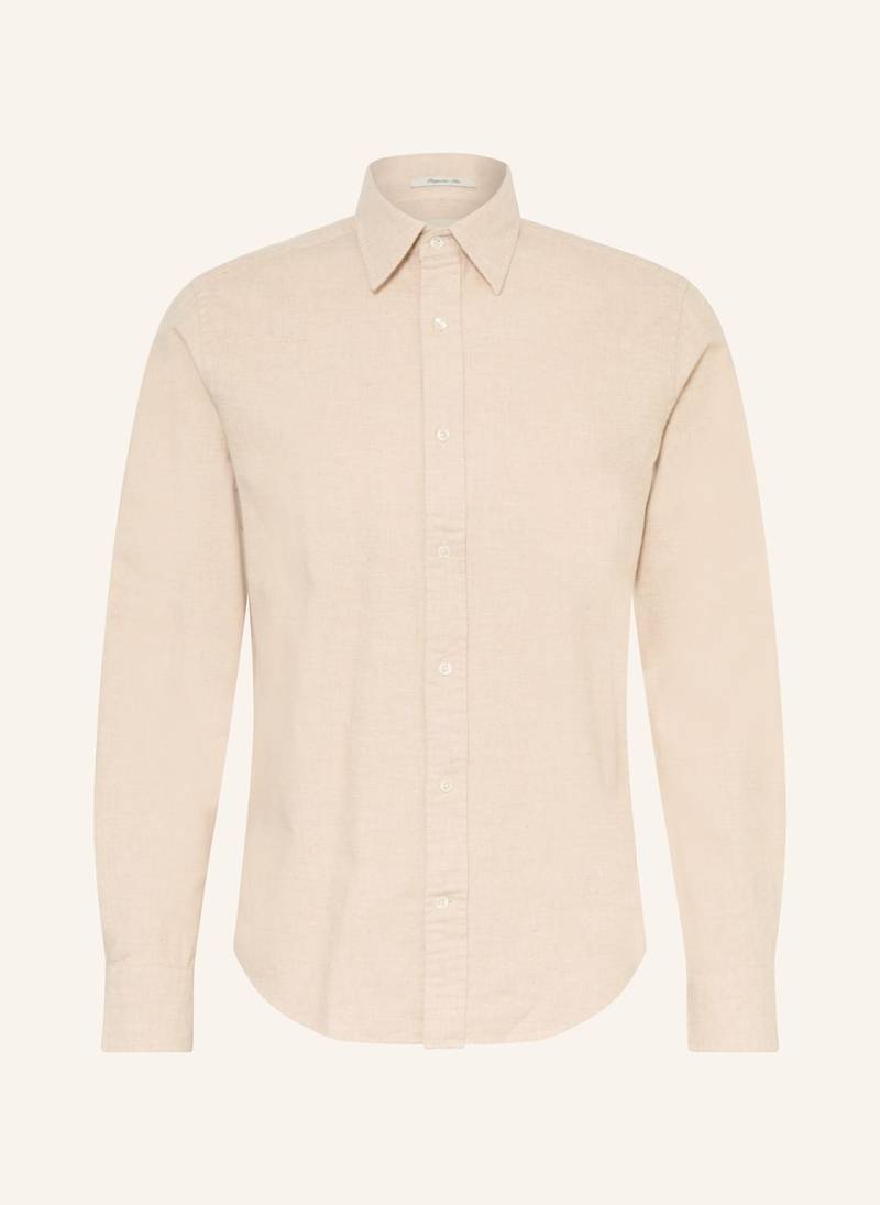 Gant Flanellhemd Regular Fit beige von Gant