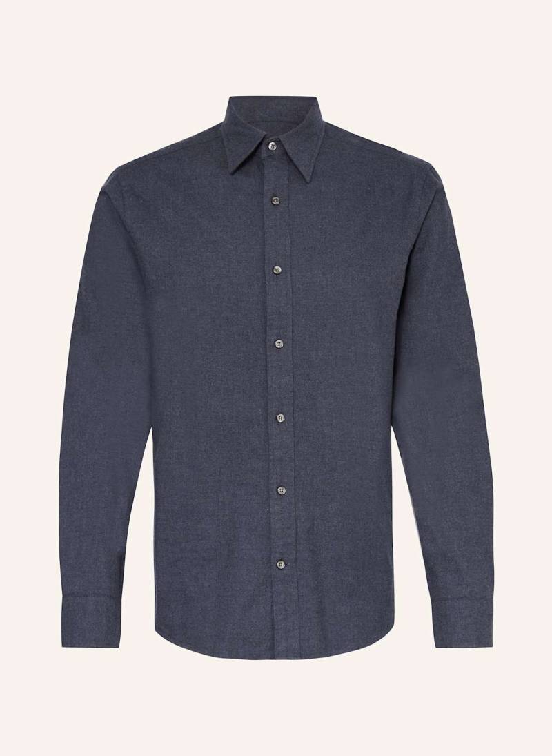 Gant Flanellhemd Regular Fit blau von Gant