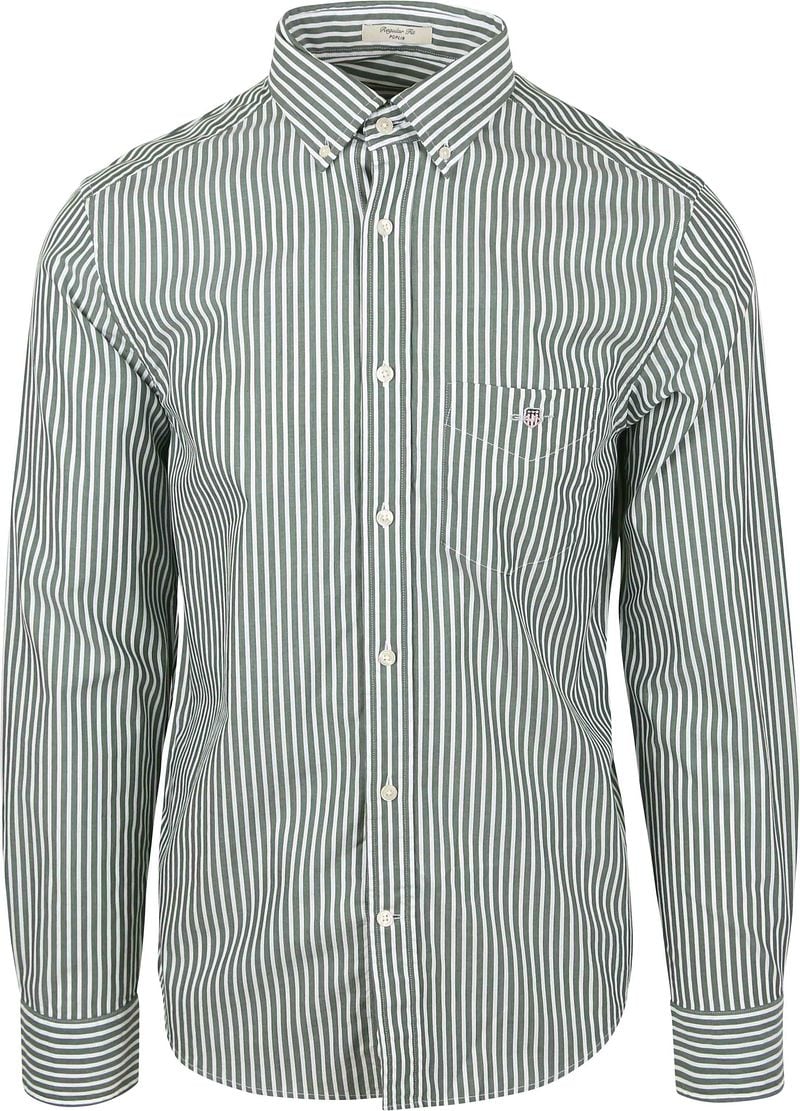 Gant Freizeithemd Stripe Grün - Größe XXL Gant Freizeithemd Stripe Grün - Größe XXL von Gant