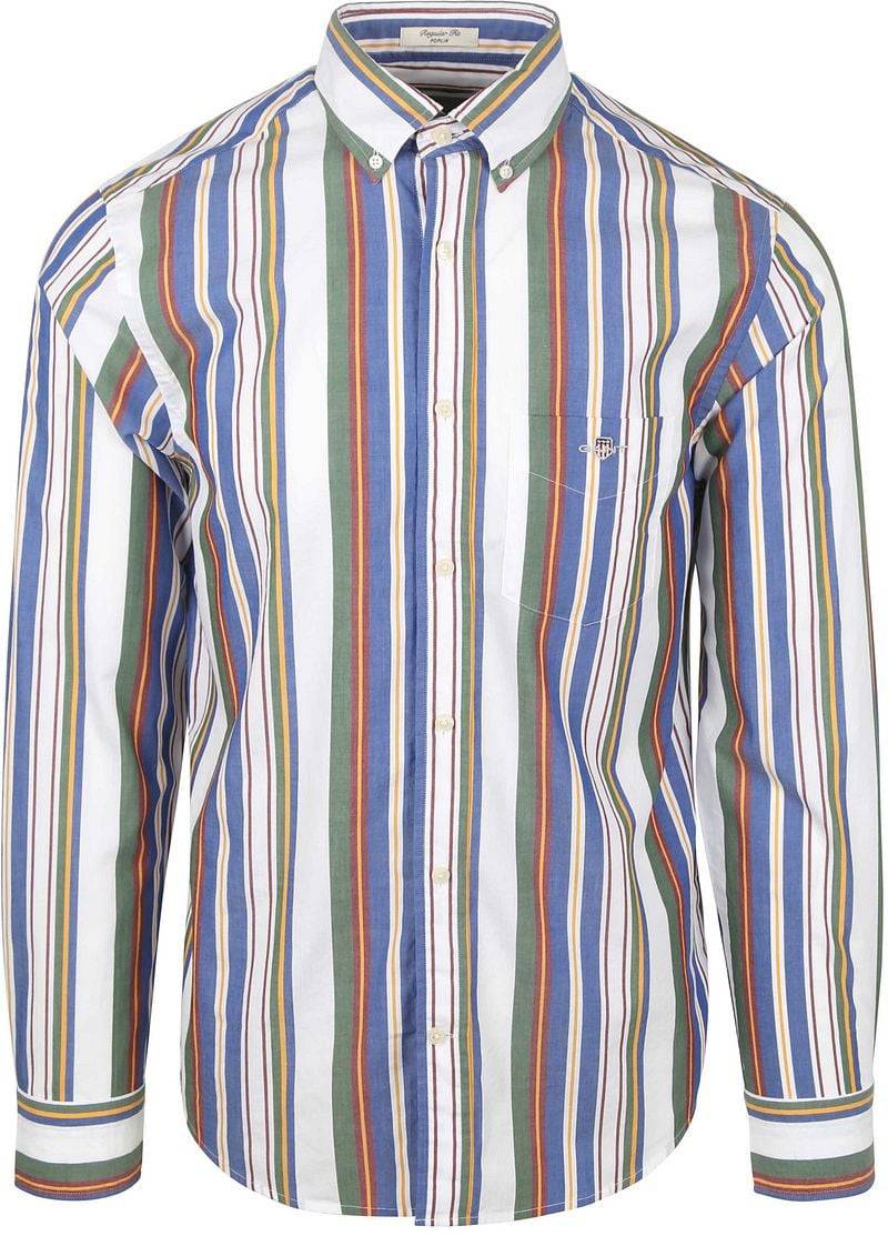 Gant Freizeithemd Stripe Multicolour - Größe XL von Gant