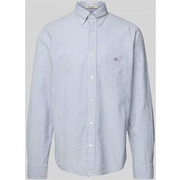 Gant Freizeithemd mit Button-Down-Kragen in Royal, Größe M von Gant