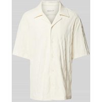 Gant Freizeithemd mit Umlegekragen in Offwhite, Größe XL von Gant