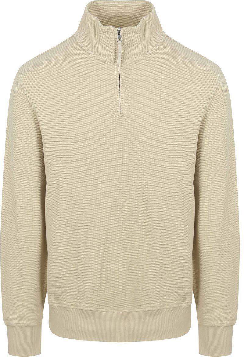 Gant Half Zip Pullover Ecru - Größe 3XL von Gant