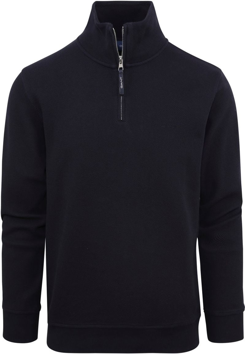 Gant Halfzip Pullover Navy - Größe L von Gant