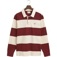 Gant Heavy Rugby-Shirt mit Blockstreifen in XXL von Gant