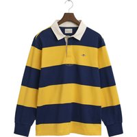 Gant Heavy Rugby-Shirt mit Blockstreifen in XXL von Gant