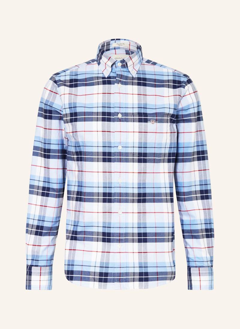 Gant Hemd Regular Fit blau von Gant