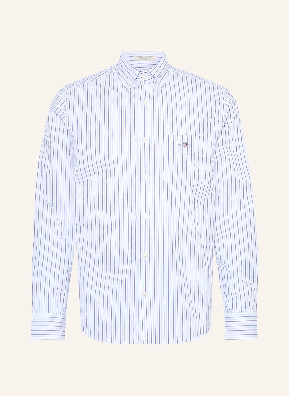 Gant Hemd Regular Fit blau von Gant