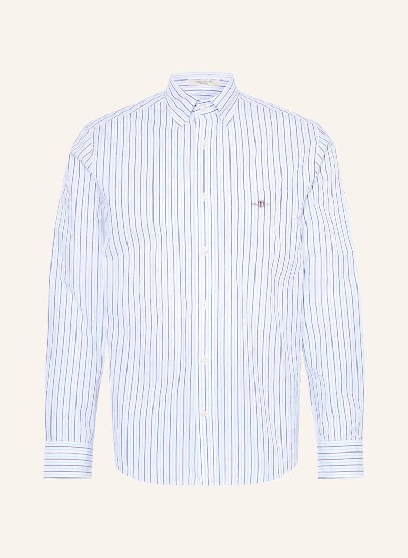 Gant Hemd Regular Fit blau von Gant