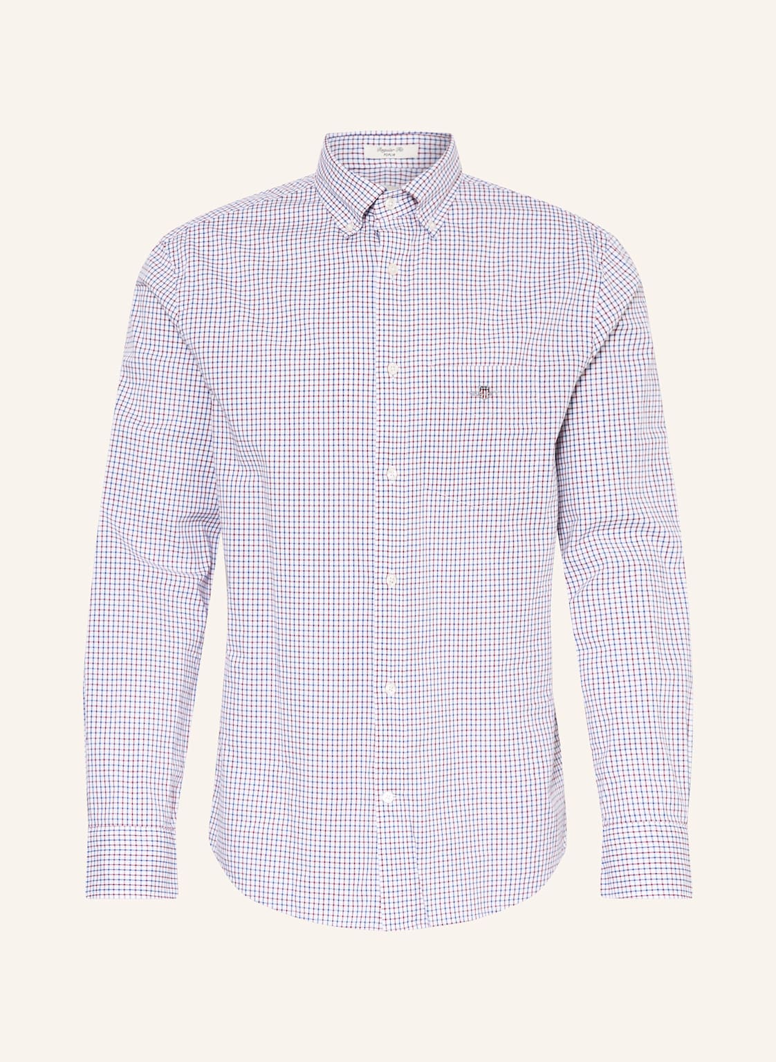 Gant Hemd Regular Fit rot von Gant