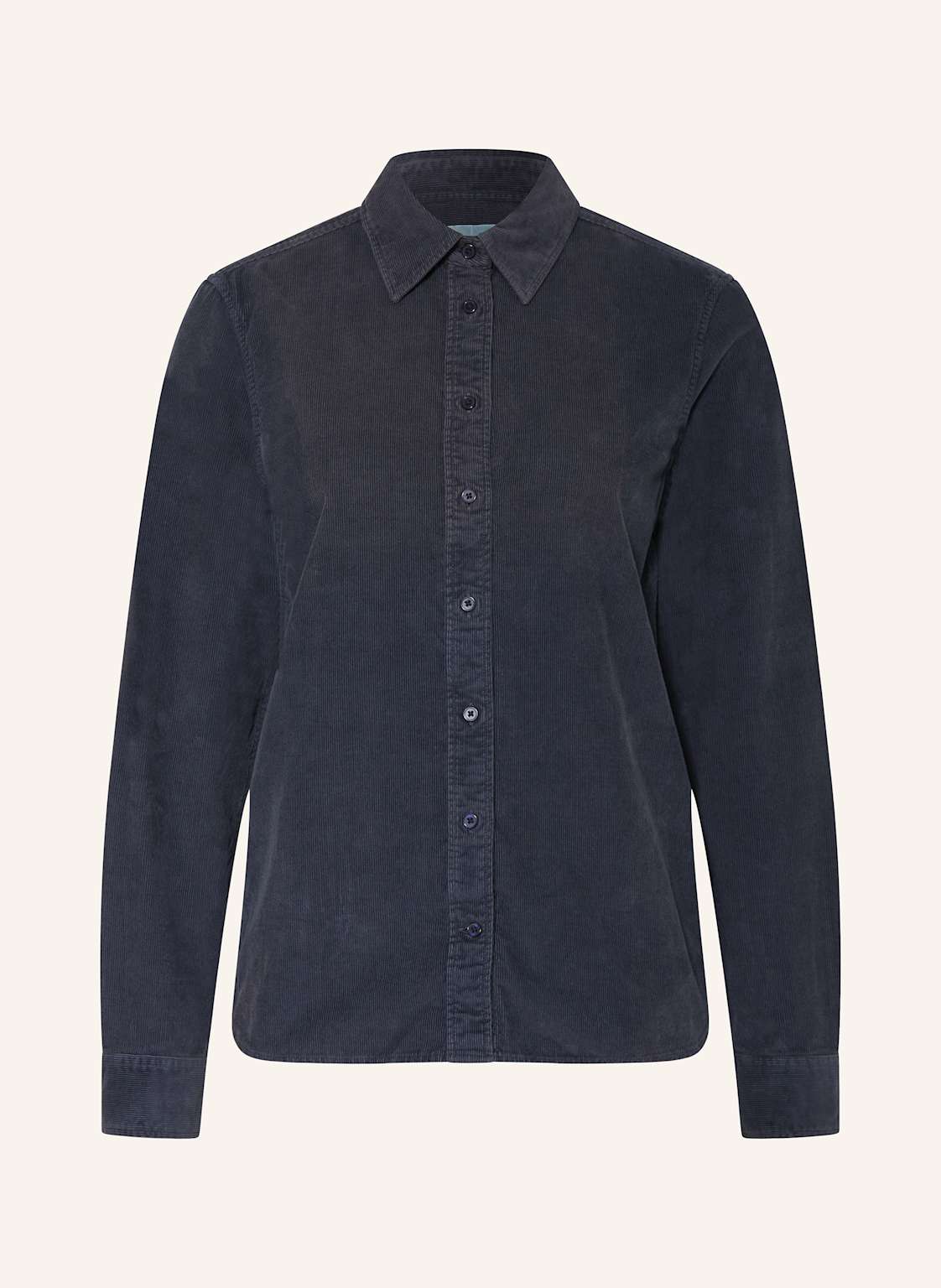 Gant Hemdbluse Aus Cord blau von Gant