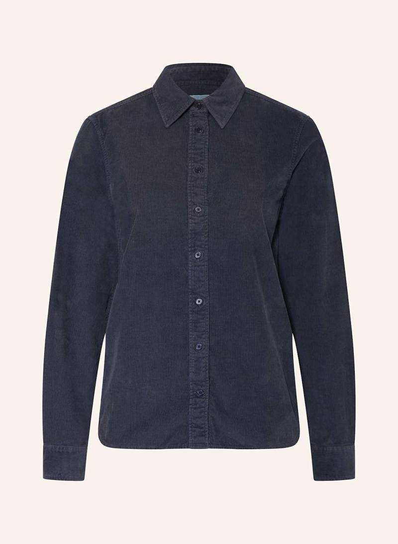 Gant Hemdbluse Aus Cord blau von Gant